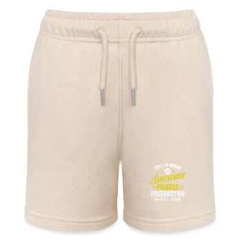 That is an Awesome Pilates Instructor - Stanley/Stella Teenager Bio-Joggingshorts MINI BOLTER - Natur - Vorne
