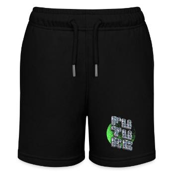 3D Zukunft-Vision, sci fi, futuristisches Metall - Stanley/Stella Teenager Bio-Joggingshorts MINI BOLTER - Schwarz - Vorne