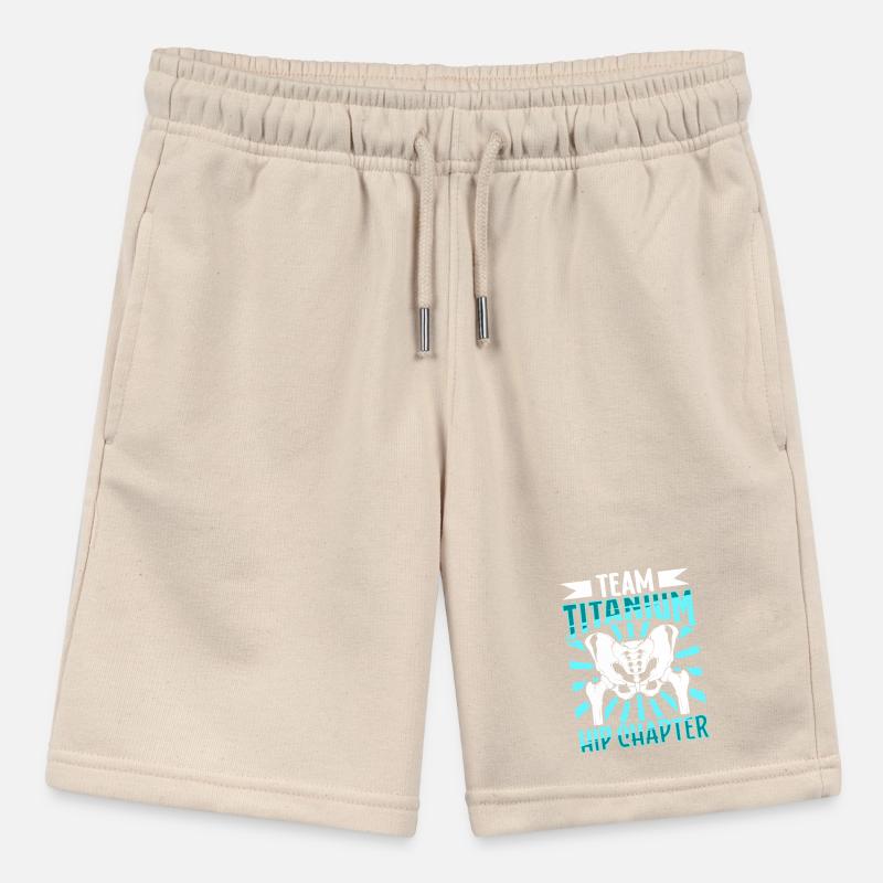 Team Titanium Hip Chapter - Hip Surgery Stanley/Stella MINI BOLTER Organic Teen Jogging Shorts