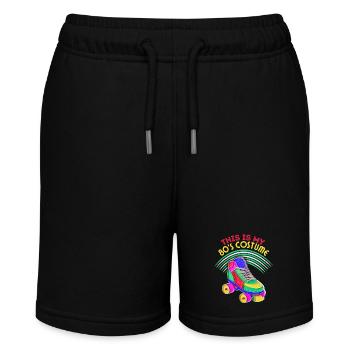 80s Roller Skates, Roller Skating, Saying - Stanley/Stella MINI BOLTER Organic Teen Jogging Shorts - black - Front