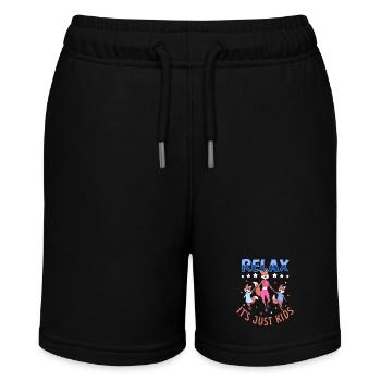 Relax it's just kids - Babysitter - Stanley/Stella Teenager Bio-Joggingshorts MINI BOLTER - Schwarz - Vorne