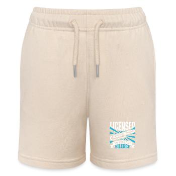 License to make noise - contrabassoon - Stanley/Stella MINI BOLTER Organic Teen Jogging Shorts - soft Ecru - Front