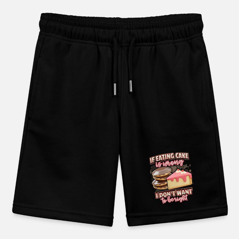 Funny saying cake, bakery, cake baking, 3d Stanley/Stella MINI BOLTER Organic Teen Jogging Shorts