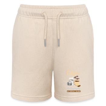 Photographers Gift - Stanley/Stella MINI BOLTER Organic Teen Jogging Shorts - soft Ecru - Front