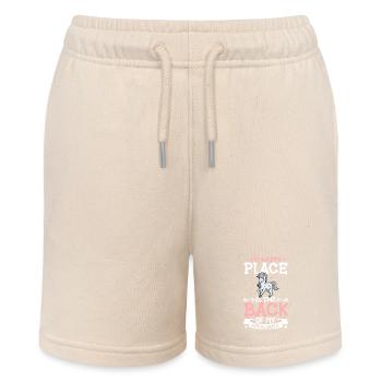 My favorite place - Appaloosa - Stanley/Stella MINI BOLTER Organic Teen Jogging Shorts - soft Ecru - Front