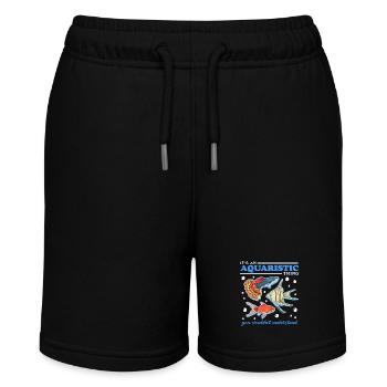 Aquaristik Aquarium Aquarianer Zierfisch Geschenk - Stanley/Stella Teenager Bio-Joggingshorts MINI BOLTER - Schwarz - Vorne