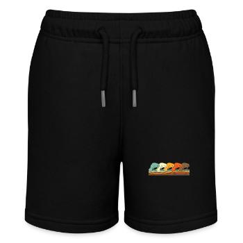 Manatee Retro Vintage - Stanley/Stella MINI BOLTER Organic Teen Jogging Shorts - black - Front