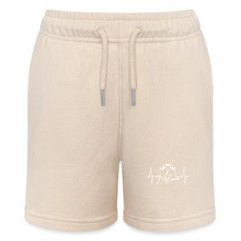 Mailand Skyline Italien Herzschlag Fan Love Milano - Stanley/Stella Teenager Bio-Joggingshorts MINI BOLTER - Natur - Vorne