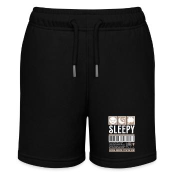 Streetwear Sleepy, Fatigué, Vintage Fashion Label - Short bio MINI BOLTER Stanley/Stella Ado - noir - Devant