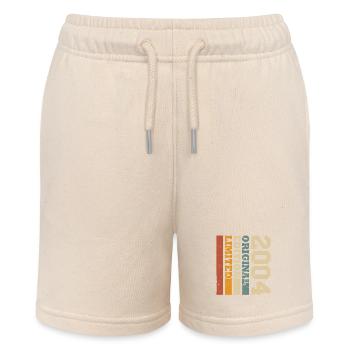 2004 Original Vintage Retro Geburtstagsgeschenk - Stanley/Stella Teenager Bio-Joggingshorts MINI BOLTER - Natur - Vorne