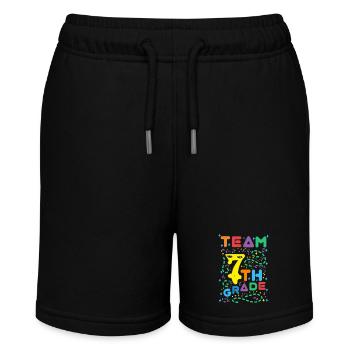 7THGrade - Seven Grade - Seven Grader - Stanley/Stella Teenager Bio-Joggingshorts MINI BOLTER - Schwarz - Vorne