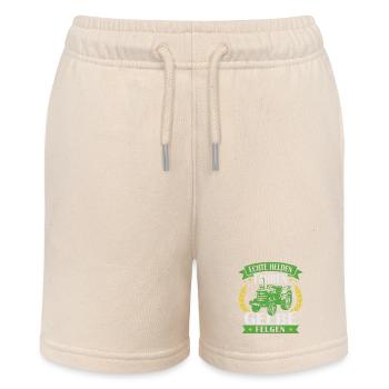 Echte helden fahren gelbe felgen - Stanley/Stella Teenager Bio-Joggingshorts MINI BOLTER - Natur - Vorne