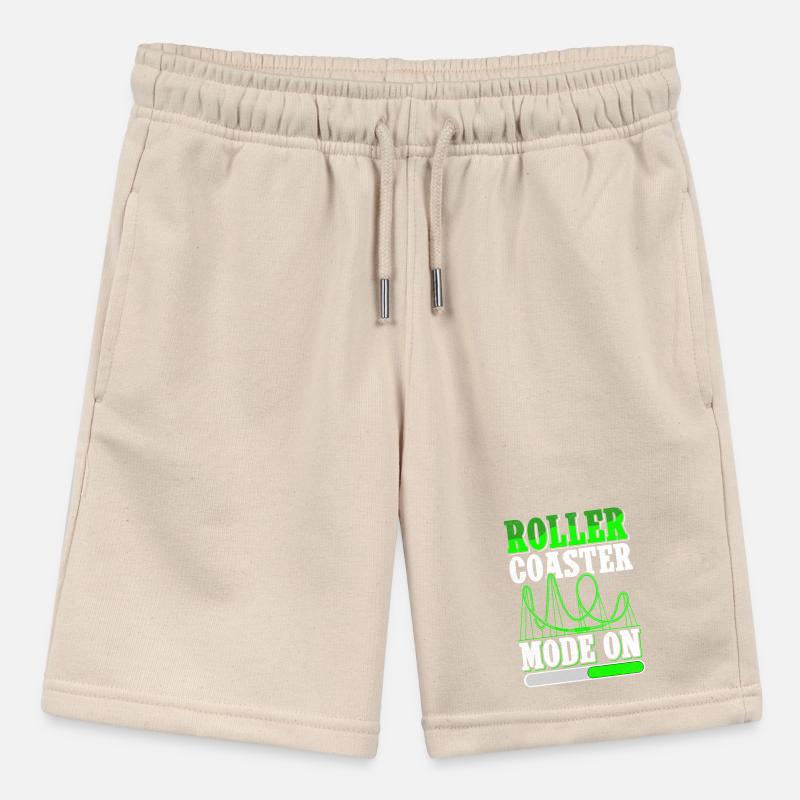 Achterbahn Roller Coaster Rollercoaster Geschenk Stanley/Stella Teenager Bio-Joggingshorts MINI BOLTER