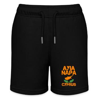 Vintage Ayia Napa - Cyprus - Stanley/Stella MINI BOLTER Organic Teen Jogging Shorts - black - Front