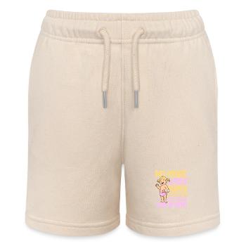 Keine Angst - Windelwechseln - Stanley/Stella Teenager Bio-Joggingshorts MINI BOLTER - Natur - Vorne