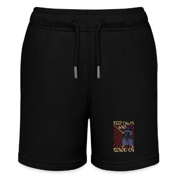 Keep Calm - Kendo - Stanley/Stella MINI BOLTER Organic Teen Jogging Shorts - black - Front