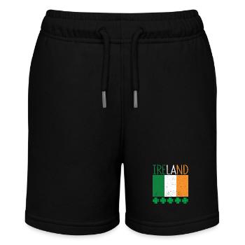 Drapeau irlandais patriotique Irlande trèfle - Short bio MINI BOLTER Stanley/Stella Ado - noir - Devant