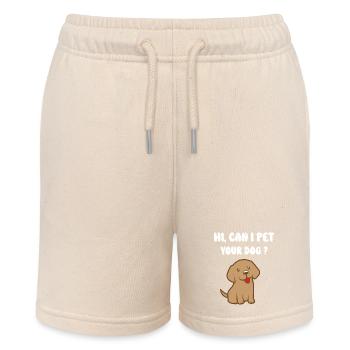Can I Pet Your Dog - Stanley/Stella Teenager Bio-Joggingshorts MINI BOLTER - Natur - Vorne