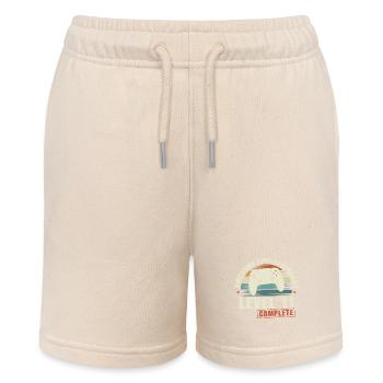 Level 11 Complete Geschenk zum 11. Geburtstag - Stanley/Stella Teenager Bio-Joggingshorts MINI BOLTER - Natur - Vorne