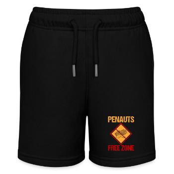 Penauts Free Zone Awareness Nut Allergic - Stanley/Stella MINI BOLTER Organic Teen Jogging Shorts - black - Front