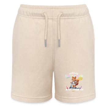 Eichhörnchen Schulstart Erste Klasse Roller - Stanley/Stella Teenager Bio-Joggingshorts MINI BOLTER - Natur - Vorne