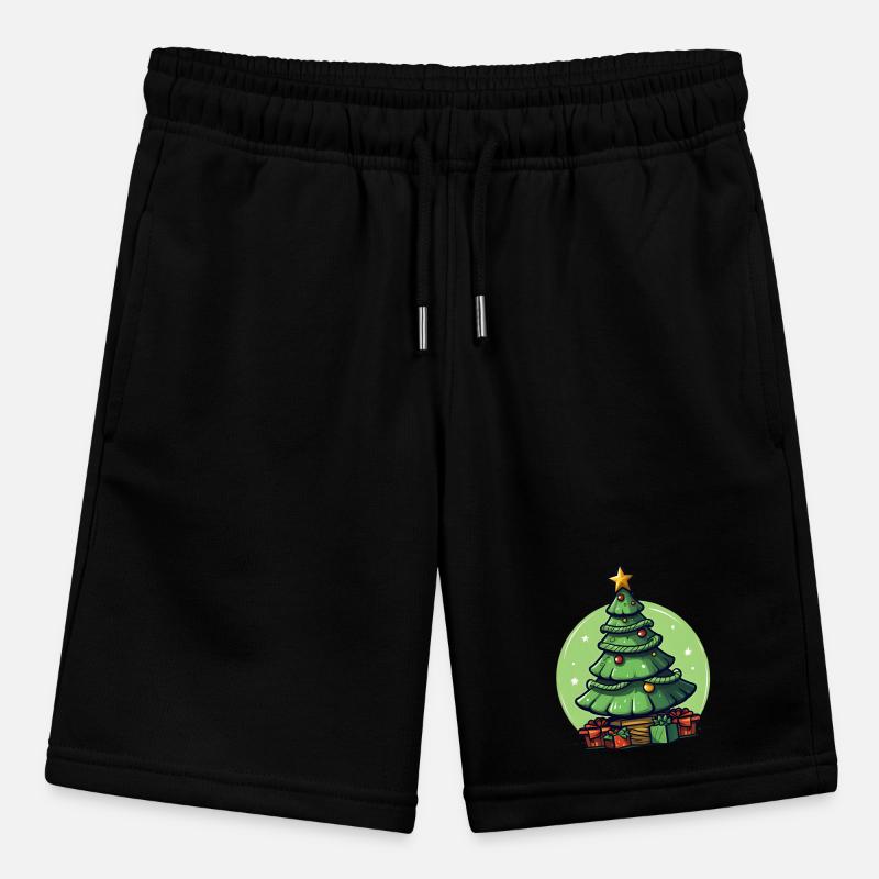 Tannenbaum oder Weihnachtsbaum an Weihnachten Stanley/Stella Teenager Bio-Joggingshorts MINI BOLTER
