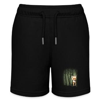 Forest Animals Fox Experience Nature for Nature Lovers - Stanley/Stella MINI BOLTER Organic Teen Jogging Shorts - black - Front