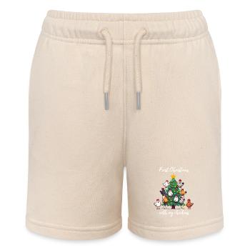 Noël avec des poules poulailler propriétaire de poulailler - Short bio MINI BOLTER Stanley/Stella Ado - écru doux - Devant
