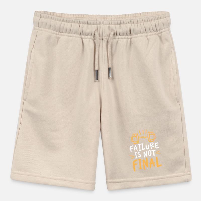 FAILURE IS NOT FINAL Stanley/Stella MINI BOLTER Organic Teen Jogging Shorts