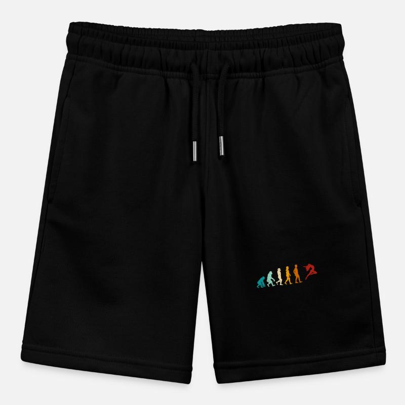 Tanzen Retro Tanzen Evolution des Menschen Tänzer Stanley/Stella Teenager Bio-Joggingshorts MINI BOLTER
