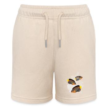 Fische Korallen Meer Ozean Tropische Fische - Stanley/Stella Teenager Bio-Joggingshorts MINI BOLTER - Natur - Vorne