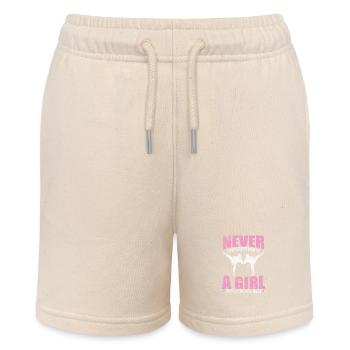 Never underestimate a Black Belt Girl Taekwondo - Stanley/Stella MINI BOLTER Organic Teen Jogging Shorts - soft Ecru - Front