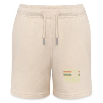 Vintage 1945 Geburtstag - Stanley/Stella Teenager Bio-Joggingshorts MINI BOLTER - Natur - Vorne