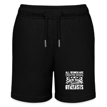 Gymnast Some Women Become Gymnasts - Stanley/Stella MINI BOLTER Organic Teen Jogging Shorts - black - Front
