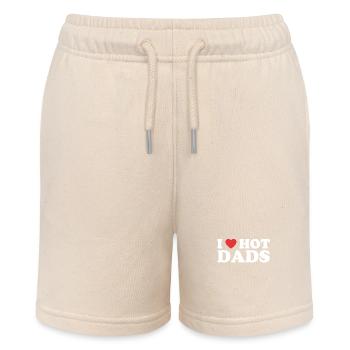 Heiße Papas Liebe - Stanley/Stella Teenager Bio-Joggingshorts MINI BOLTER - Natur - Vorne