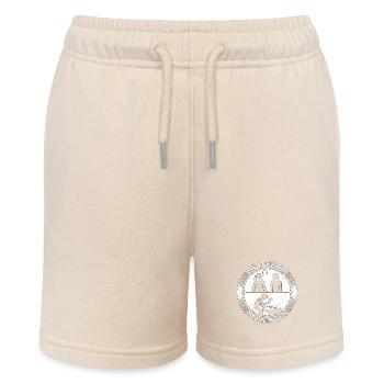 Blacksmithing My Problem My Solution Pictogram Dad - Stanley/Stella MINI BOLTER Organic Teen Jogging Shorts - soft Ecru - Front
