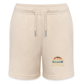 Legendary 57th Birthday Retro Style 1967 - Stanley/Stella MINI BOLTER Organic Teen Jogging Shorts - soft Ecru - Front