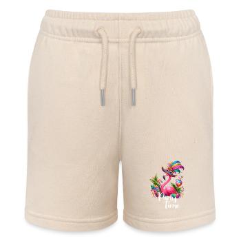 Flamingo célèbre le week-end de fête Vacances de carnaval - Short bio MINI BOLTER Stanley/Stella Ado - écru doux - Devant