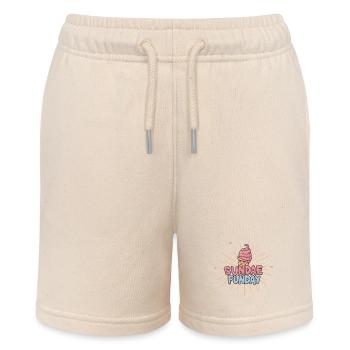 GLACE - Short bio MINI BOLTER Stanley/Stella Ado - écru doux - Devant