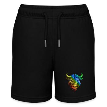 Tête de taureau Taureau Multicolore - Short bio MINI BOLTER Stanley/Stella Ado - noir - Devant