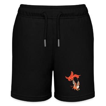 Animals of Mythology - Phoenix vs Hippogryph - Stanley/Stella MINI BOLTER Organic Teen Jogging Shorts - black - Front