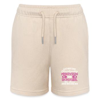 Prinzessin und Skihaserl - Stanley/Stella Teenager Bio-Joggingshorts MINI BOLTER - Natur - Vorne