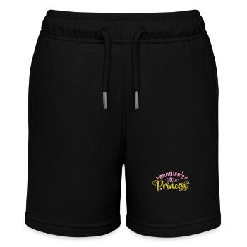 Brother's little Princess - Stanley/Stella MINI BOLTER Organic Teen Jogging Shorts - black - Front