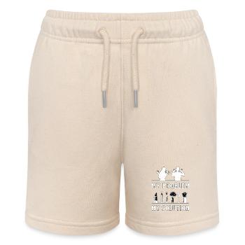 Make-Up Artist My Problem My Pictogram Dad Mom - Stanley/Stella MINI BOLTER Organic Teen Jogging Shorts - soft Ecru - Front