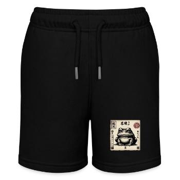 Classic Silhouette Animal Lover Pet Owner - Stanley/Stella MINI BOLTER Organic Teen Jogging Shorts - black - Front