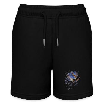 Astronomie Hand of god nebula galaxy zerrissen - Stanley/Stella Teenager Bio-Joggingshorts MINI BOLTER - Schwarz - Vorne