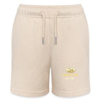 Tortellini for life - Stanley/Stella MINI BOLTER Organic Teen Jogging Shorts - soft Ecru - Front
