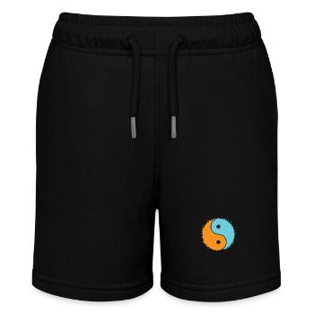 Symbole Orange, Bleu, Yin et Yang - Short bio MINI BOLTER Stanley/Stella Ado - noir - Devant