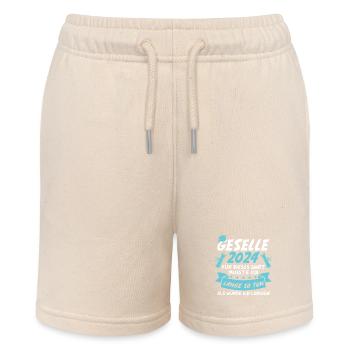Geselle 2024 - Stanley/Stella Teenager Bio-Joggingshorts MINI BOLTER - Natur - Vorne