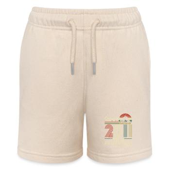 Originell 2011 Jahrgang Vintage Geburtstag Retro - Stanley/Stella Teenager Bio-Joggingshorts MINI BOLTER - Natur - Vorne
